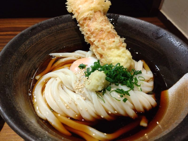 きすけのちく天ぶっかけうどん