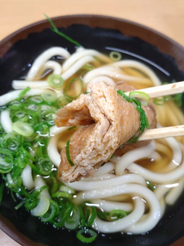 天八うどんどんでんのきつねうどんのインサート