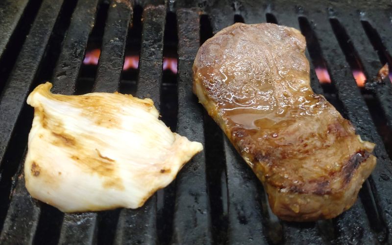 味一の心臓とミノ鉄板