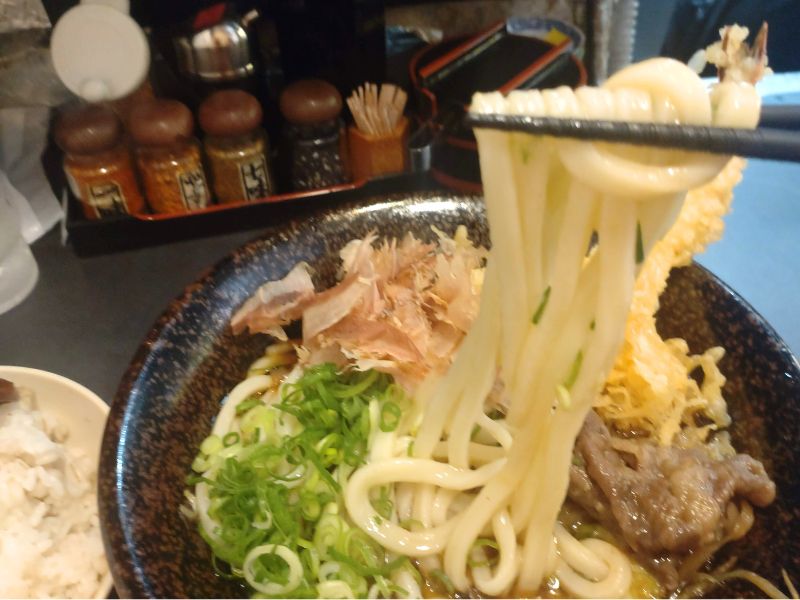 ぺこぺこうどん天ぷら肉ぶっかけインサート