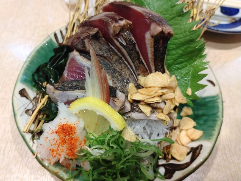 武田水軍のカツオのたたき