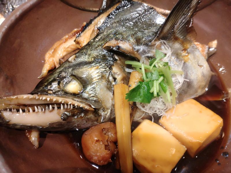 武田水軍の煮魚