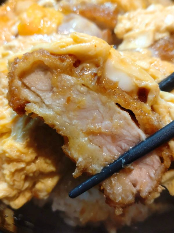かつ兵衛のかつ丼のインサート