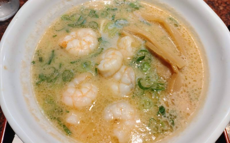 亀吉の海老白湯