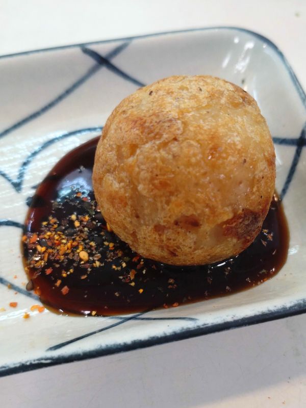 一富久さんたこ焼きのソースインサート