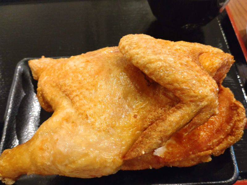なるとやキッチンの若鳥半身揚げ