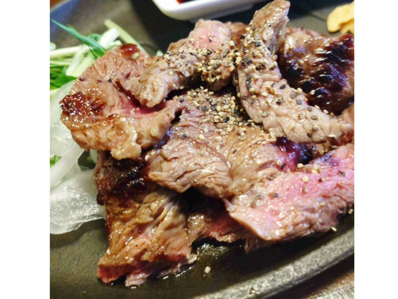 金獅子堺筋本町店のハラミステーキ