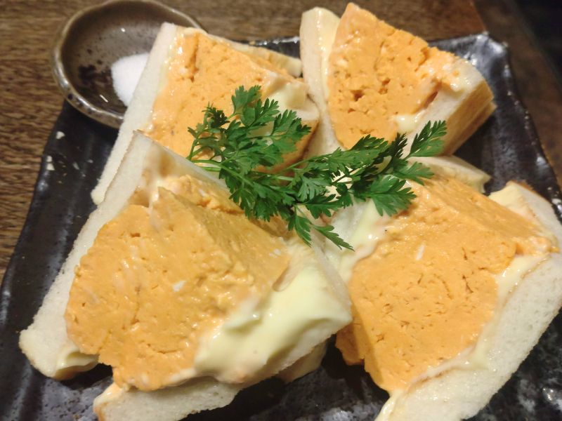 咲鳥やの蘭王玉子の卵サンド