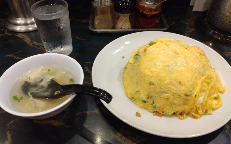 ニュー上海の天津カレーやきめし