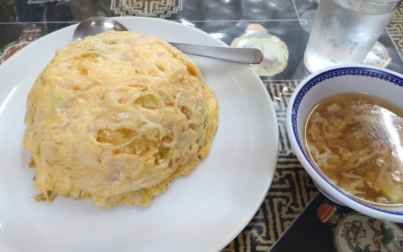 龍門の天津カレー炒飯
