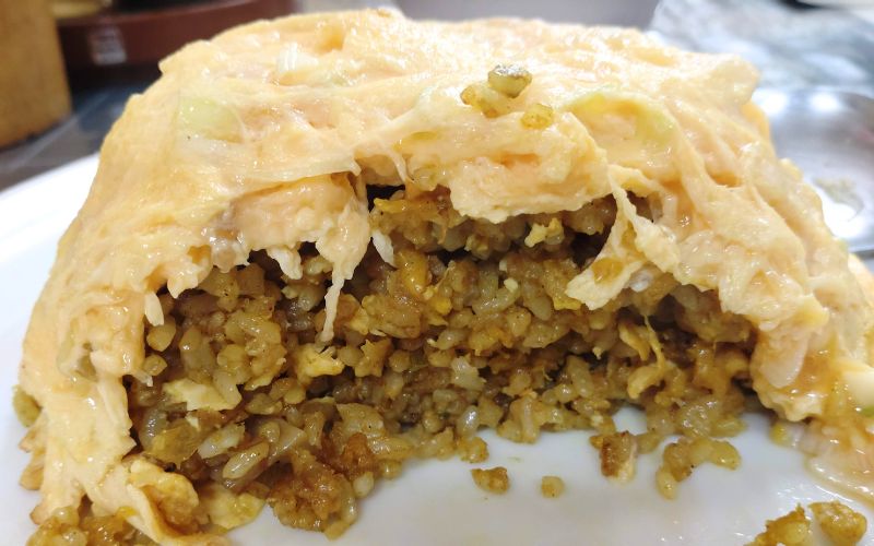 龍門の天津カレー炒飯インサート