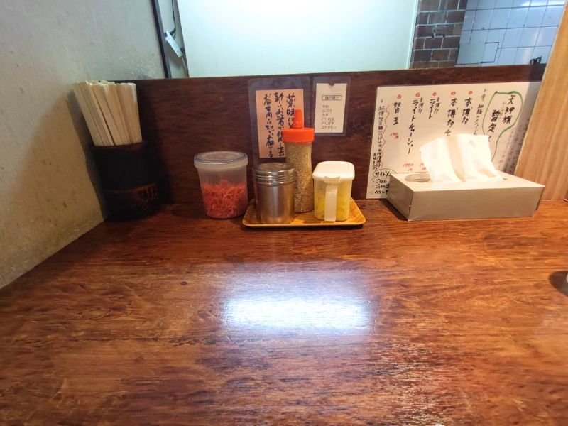 天神旗のカウンター