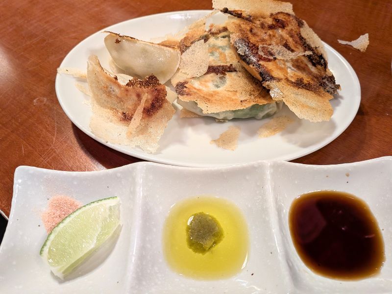 味らいの餃子3種