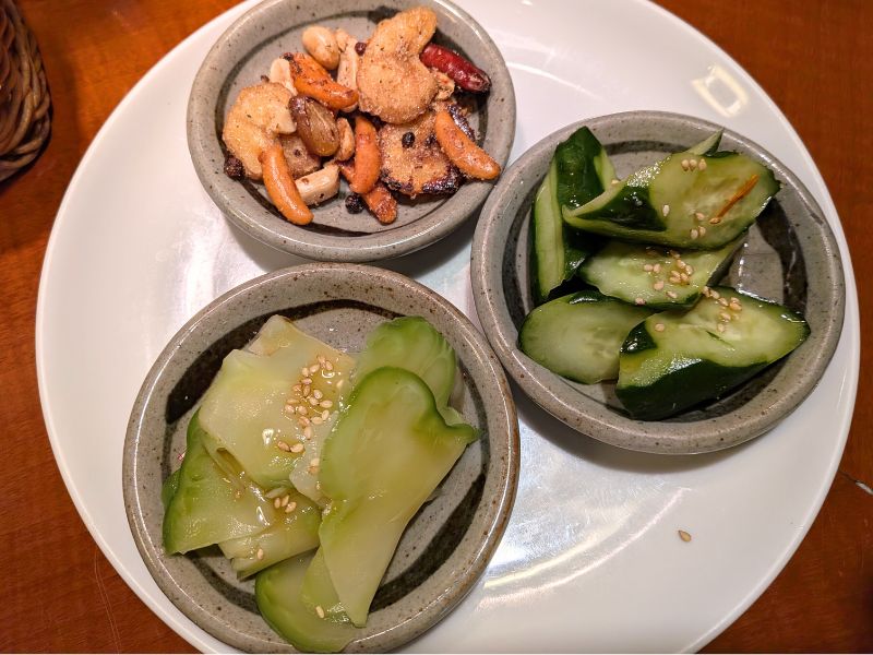 味らいのおつまみ3種