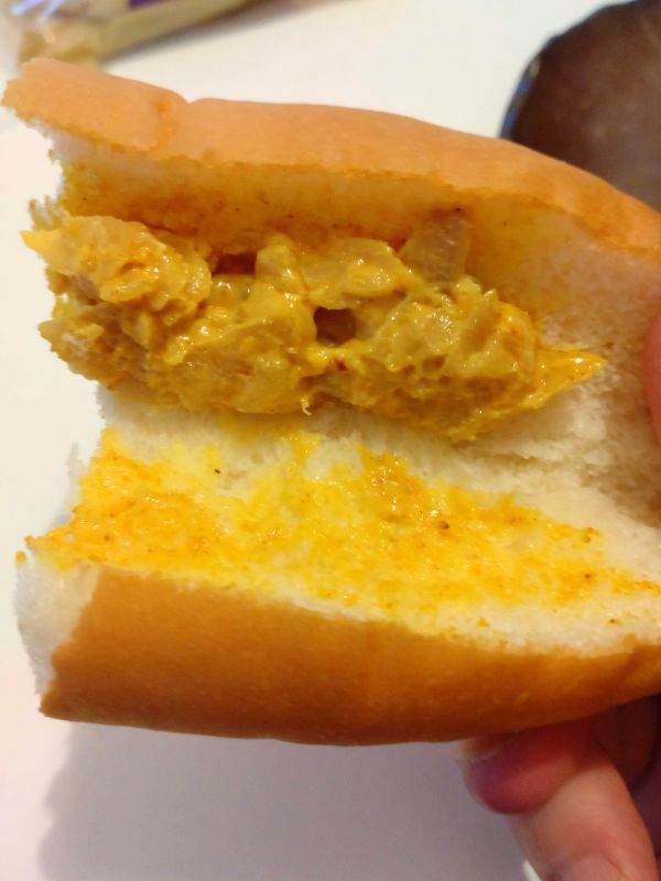 キムラヤの福神漬けサラダロール中身