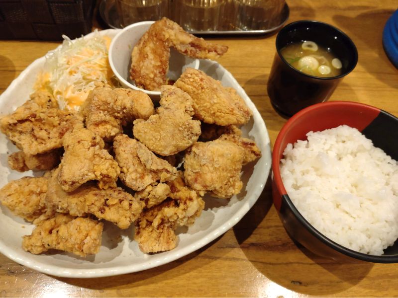 煌楽の塩テンカラ大16個定食