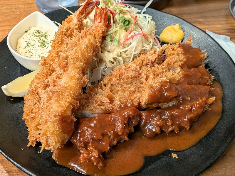 味の店一番エビフライとヒレカツ