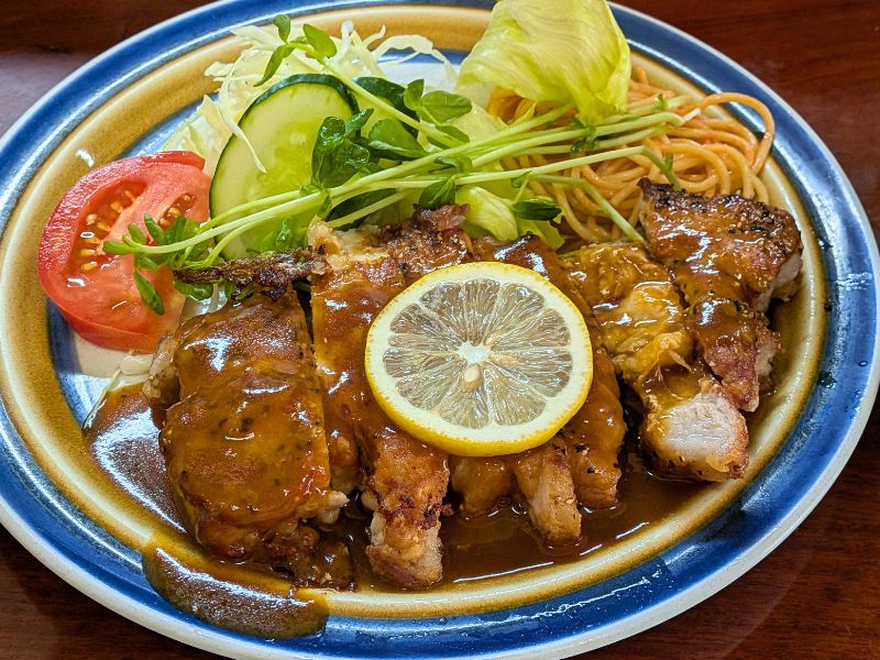 新富士本店のポークチャップ