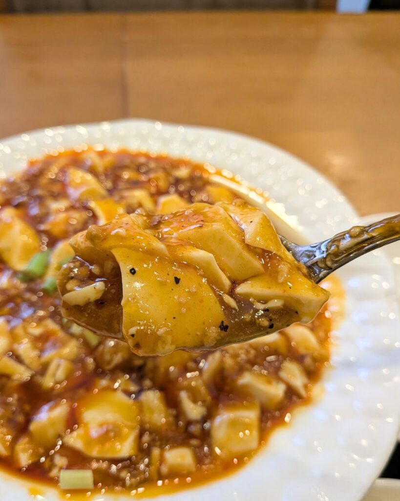双龍居の麻婆豆腐インサート
